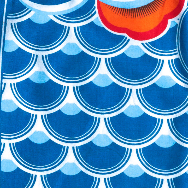 Koinobori Madame Mo - Bleu Océan - S