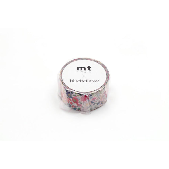 Masking Tape - Fleurs Aquarelle, Bluebellgray - Multicolore
