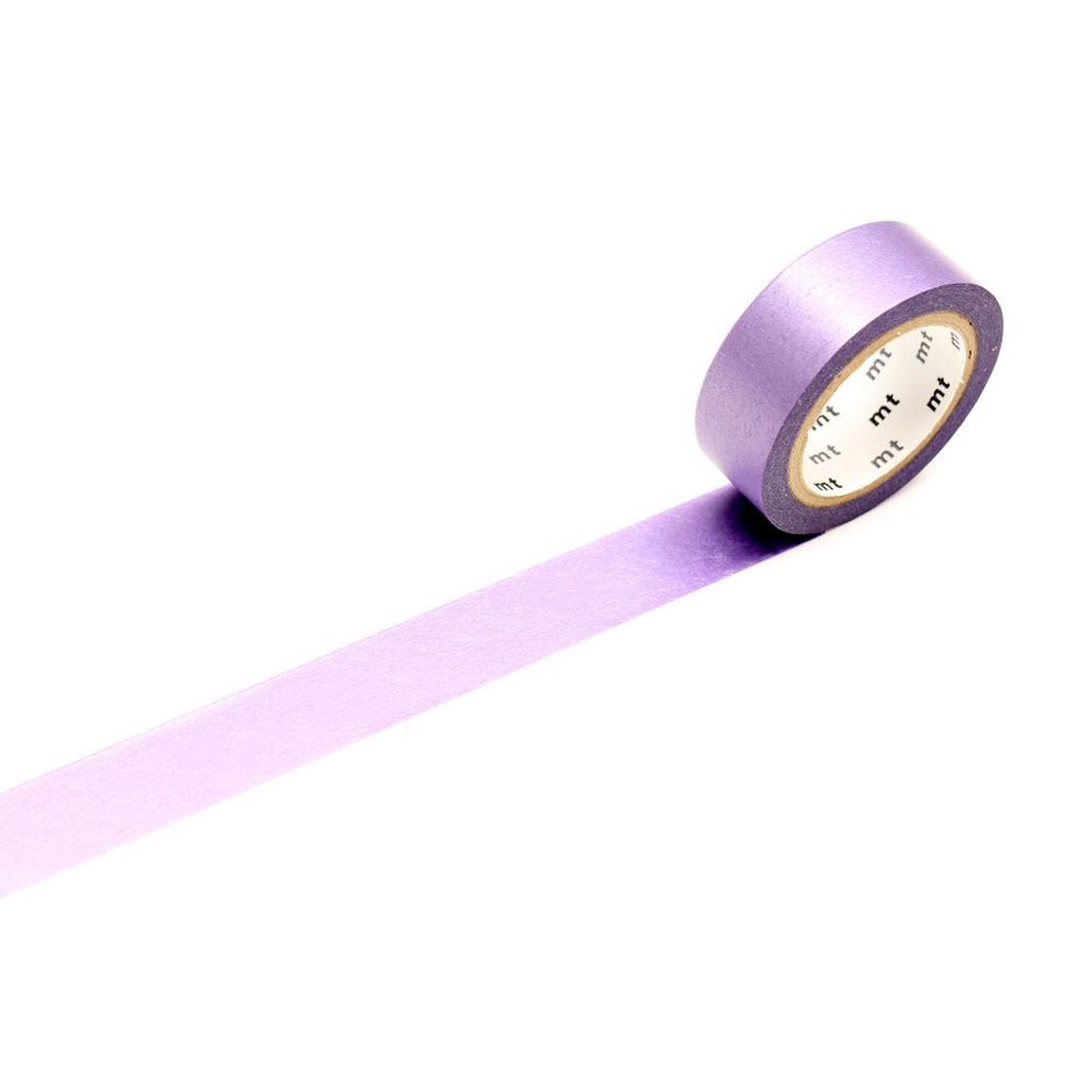 photo d'un masking tape uni irisé de couleur lilas
