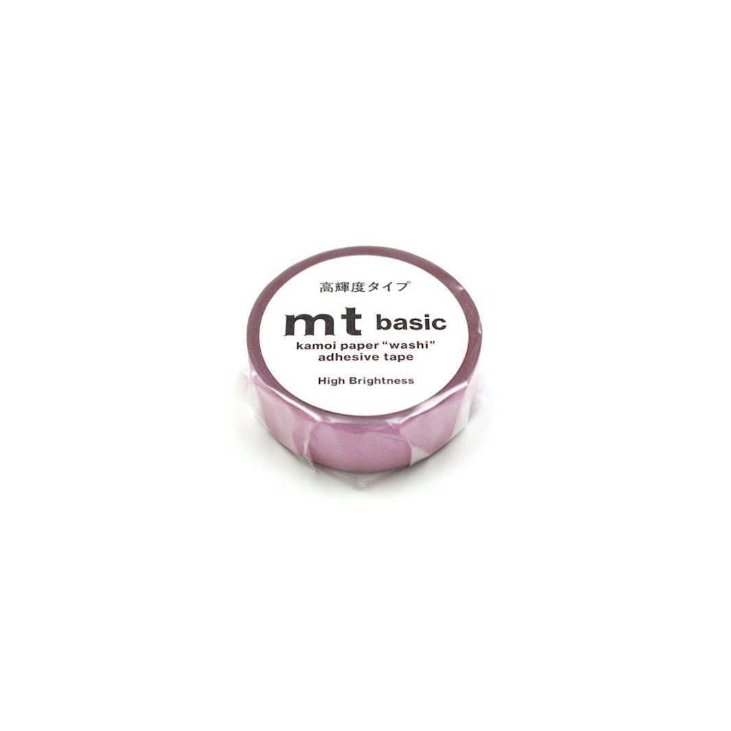 photo du packaging d'un masking tape uni métallisé de couleur rose