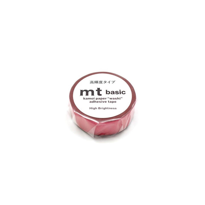 photo du packaging d'un masking tape uni métallisé de couleur rouge