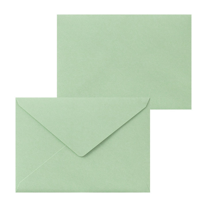 Set de 8 Papiers à Lettres et 4 Enveloppes - LetterPress - Houx