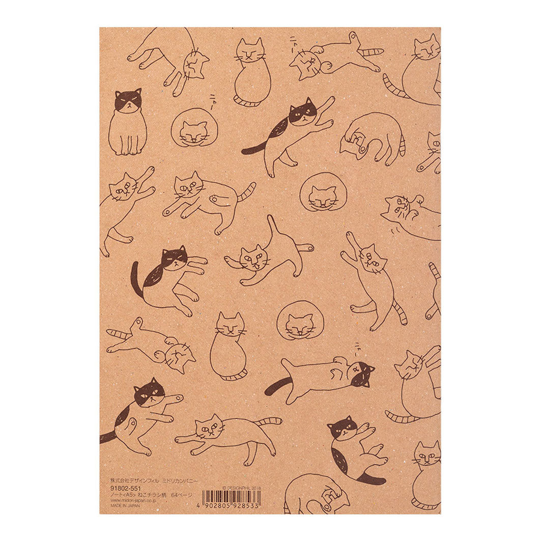 Carnet - Chats - Carreaux, 64 pages, A5