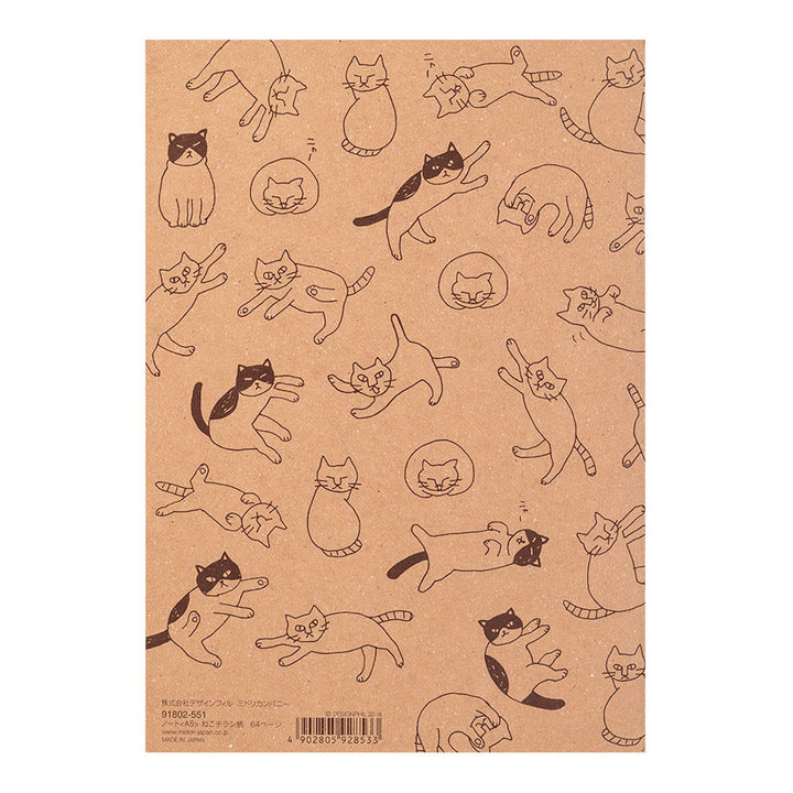 Carnet - Chats - Carreaux, 64 pages, A5