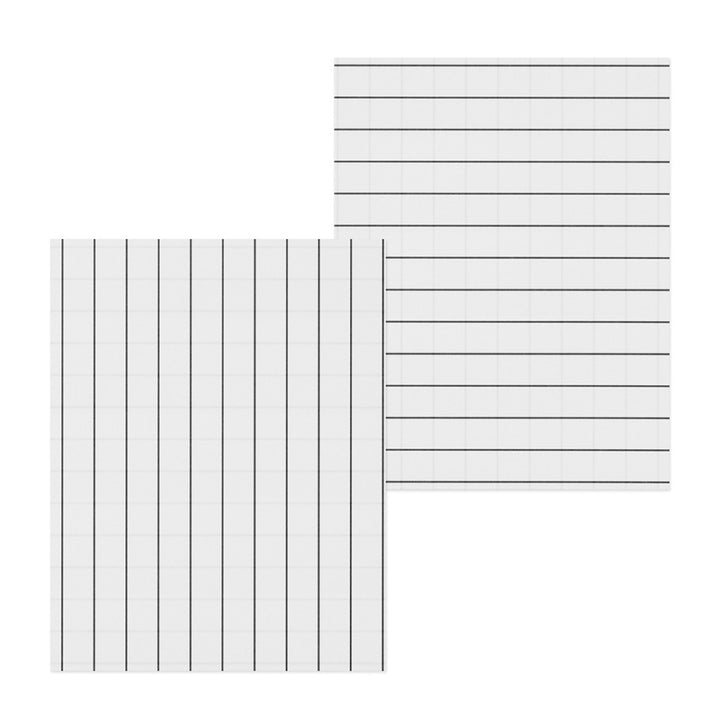 Petit Set de 8 Papiers à Lettres et 4 Enveloppes - LetterPress - Fleurs Variées