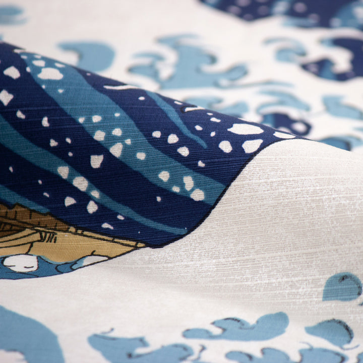 Furoshiki - La Grande Vague de Kanagawa - Ukiyo-e - 104x104cm