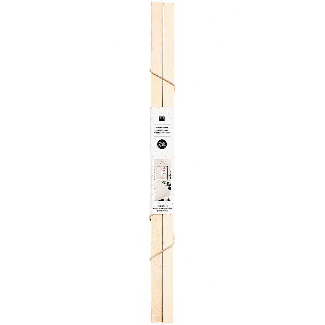 Porte-Affiche Magnétique en bois - 30cm