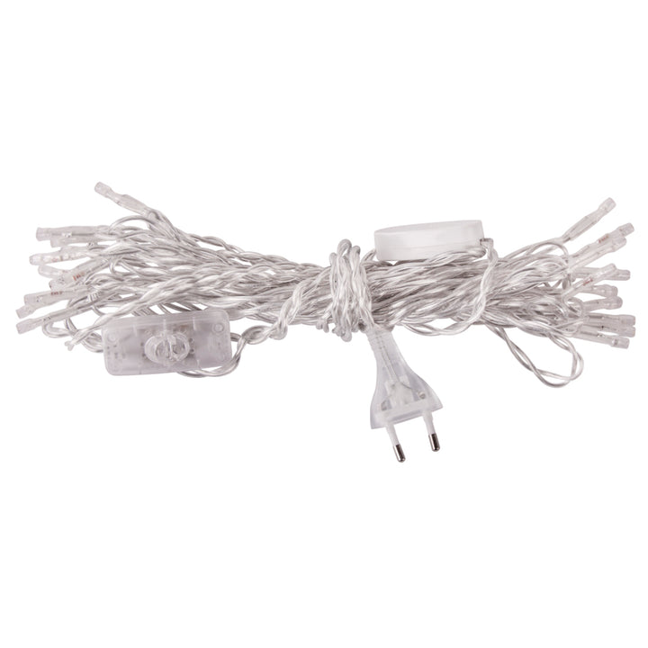Guirlande Lumineuse - 10 LED, 5m25 - Transparent, Avec Interrupteur